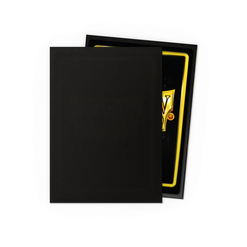 Dragon Shield Jet Black Matte - 100 Sleeves Standard Noir Jet