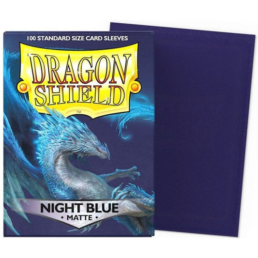 Dragon Shield Night Blue Matte - 100 Sleeves Standard Bleu Nuit