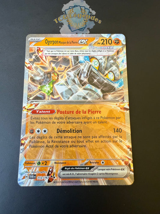 Ogerpon Masque de la Pierre ex 112/167