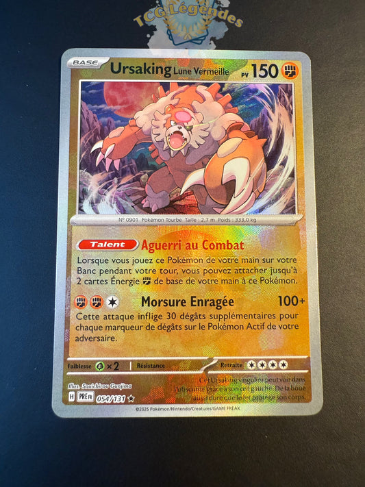 Ursaking Lune Vermeille Reverse Pokéball 122/131