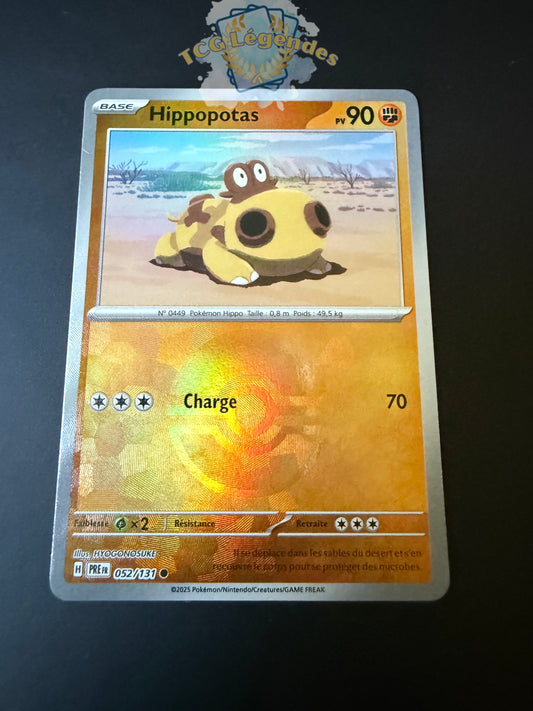 Hippopotas Reverse Pokéball 052/131