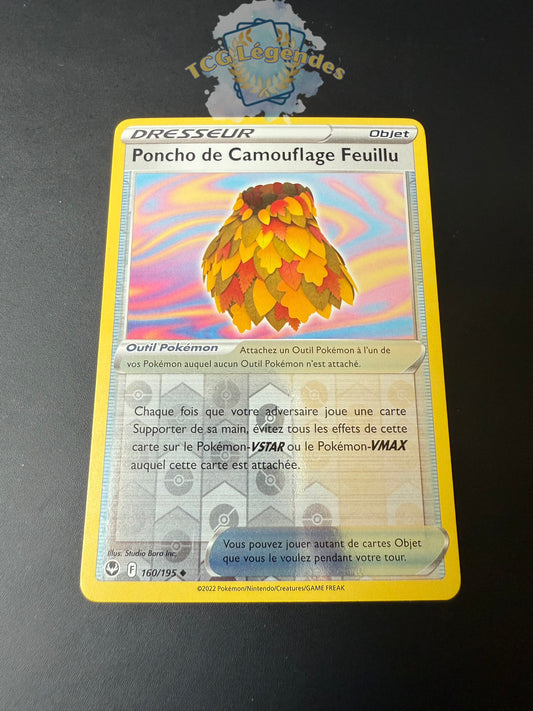 Poncho de Camouflage Feuillu Reverse 160/195