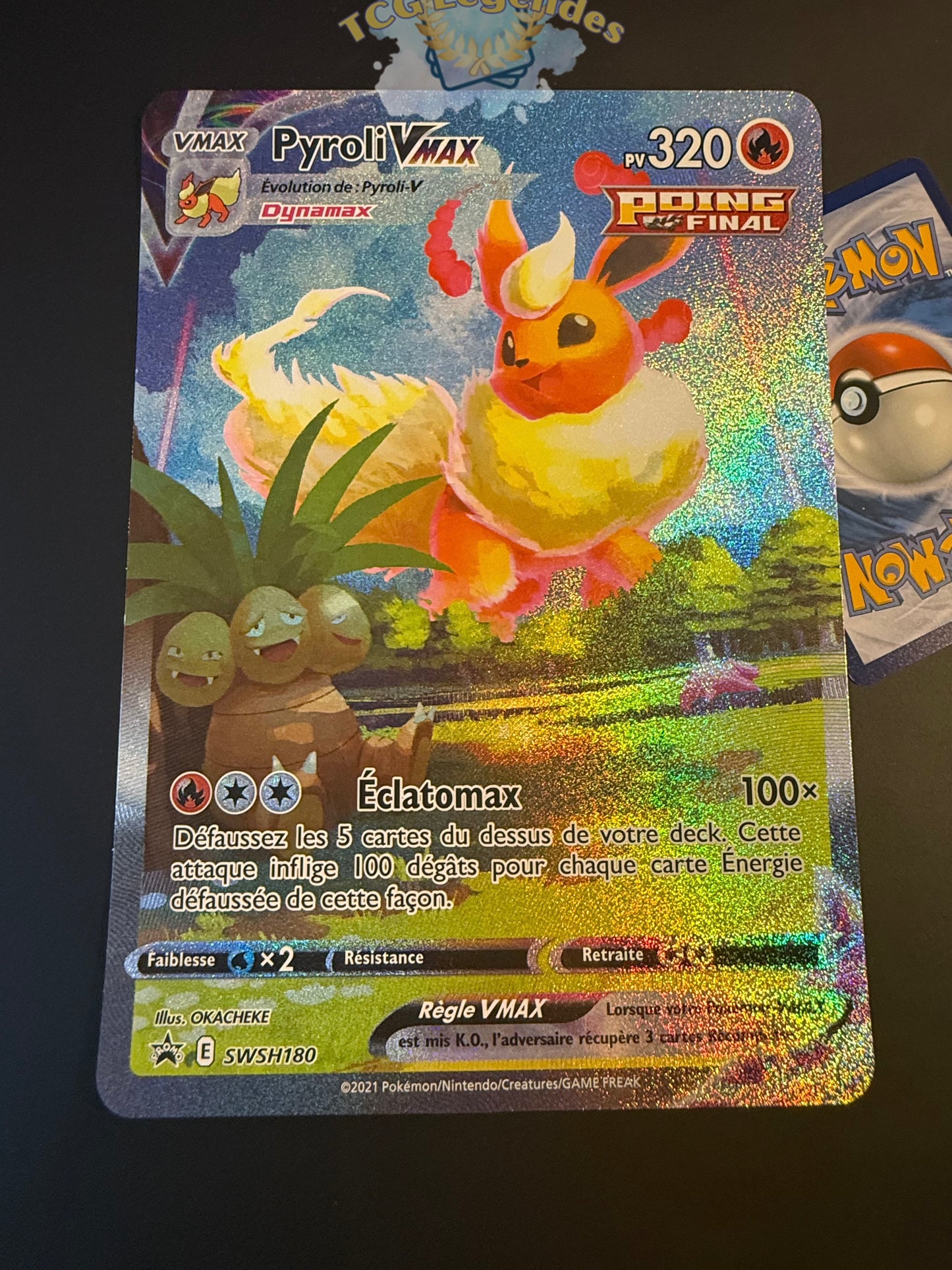 Pyroli Vmax SWSH180 Jumbo