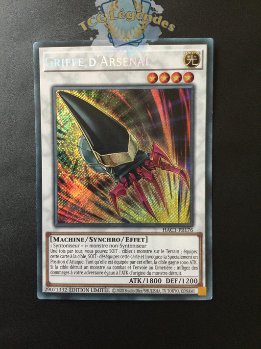 Griffe D'Arsenal HAC1-FR176 Secret Rare