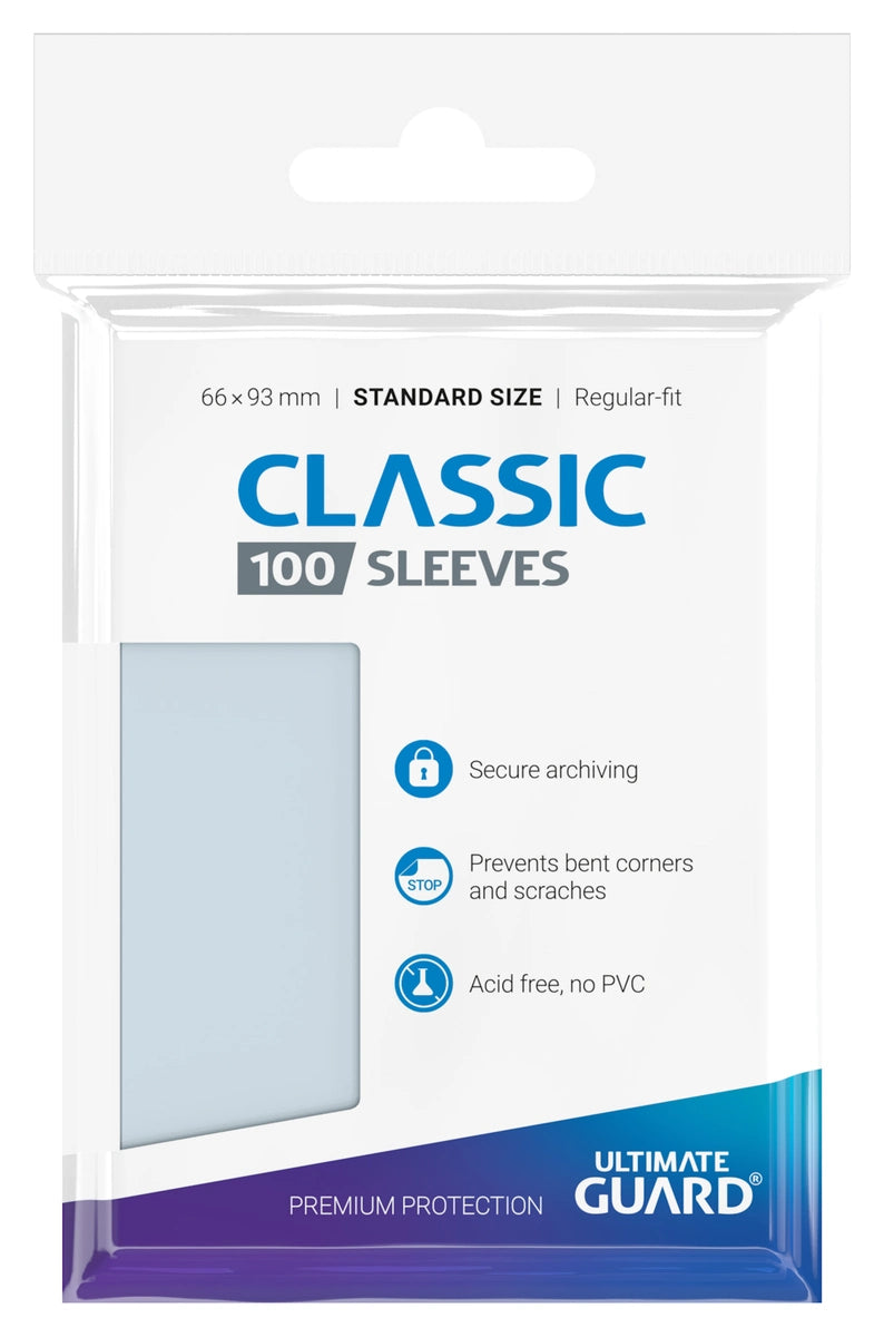 Ultimate Guard - 100 protège-cartes Classic Transparent