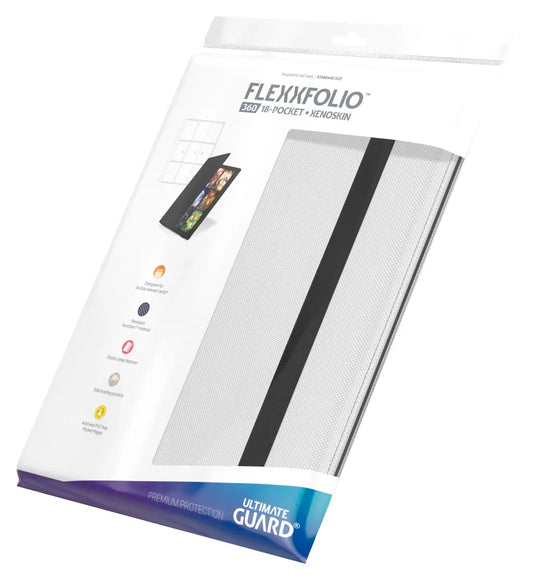Ultimate Guard - Portfolio A4 18-Pocket - FlexXfolio Xenoskin - Blanc 360