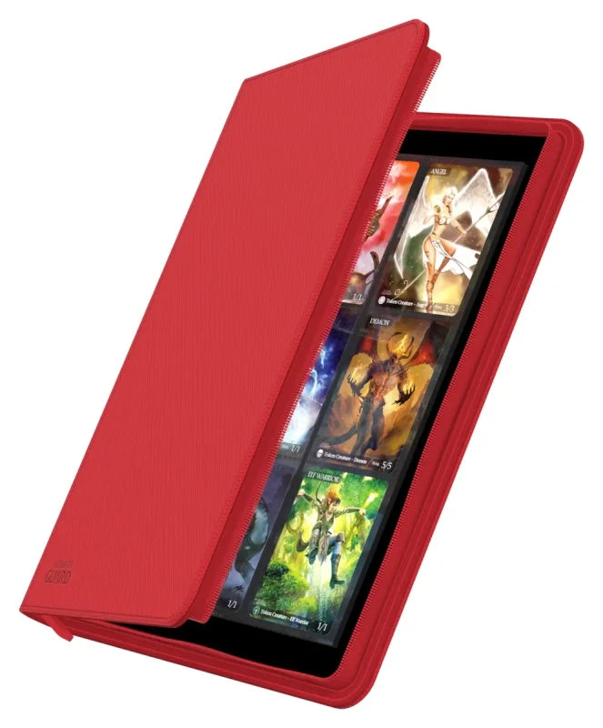 Portfolio Ultimate Guard - A4 18-Pocket Zipfolio Xenoskin - Rouge 360