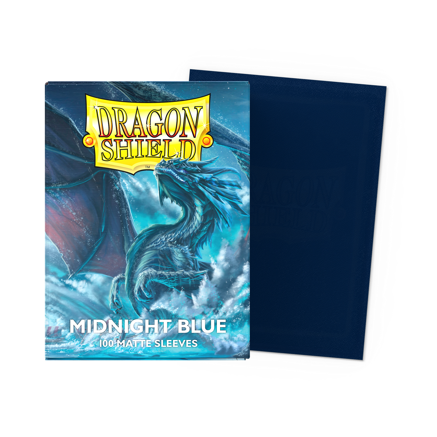 Dragon Shield Midnight Blue Matte - 100 Sleeves Standard Bleu Nuit