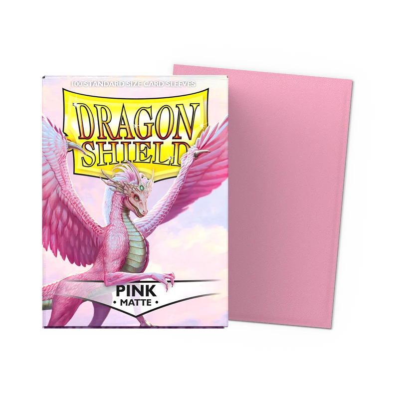 Dragon Shield Pink Matte - 100 Sleeves Standard Rose
