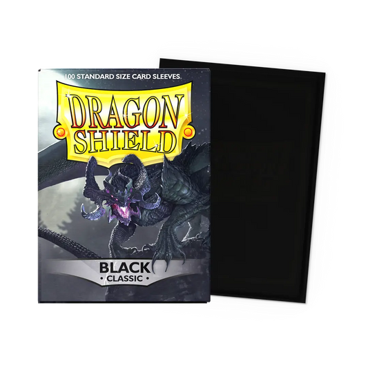 Sleeves - Dragon Shield - Standard x100 Noir Black Classic