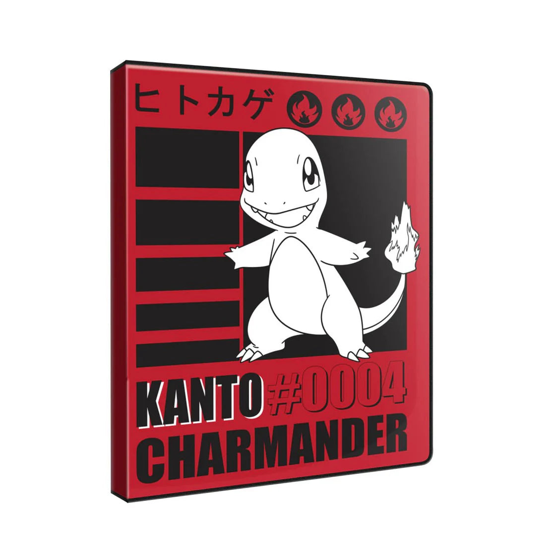 Portfolio A4 Pokémon Salamèche #004 Kanto - 9 cases