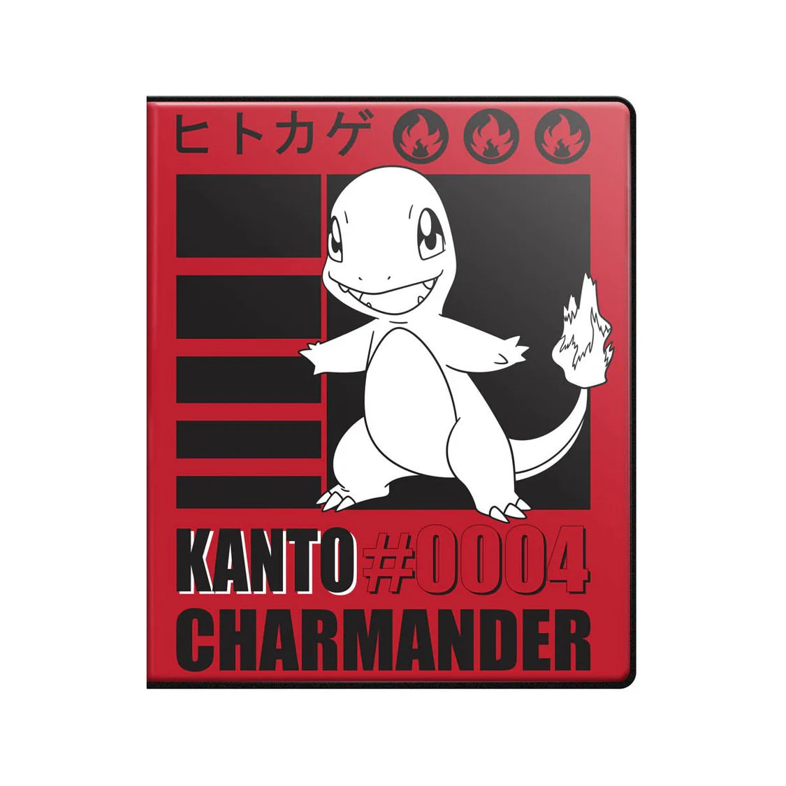Portfolio A4 Pokémon Salamèche #004 Kanto - 9 cases