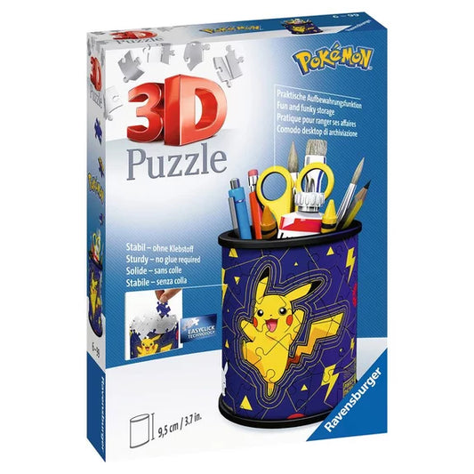 Pokemon - Ravensburger - Puzzles 3D 54 pièces - pot à crayons