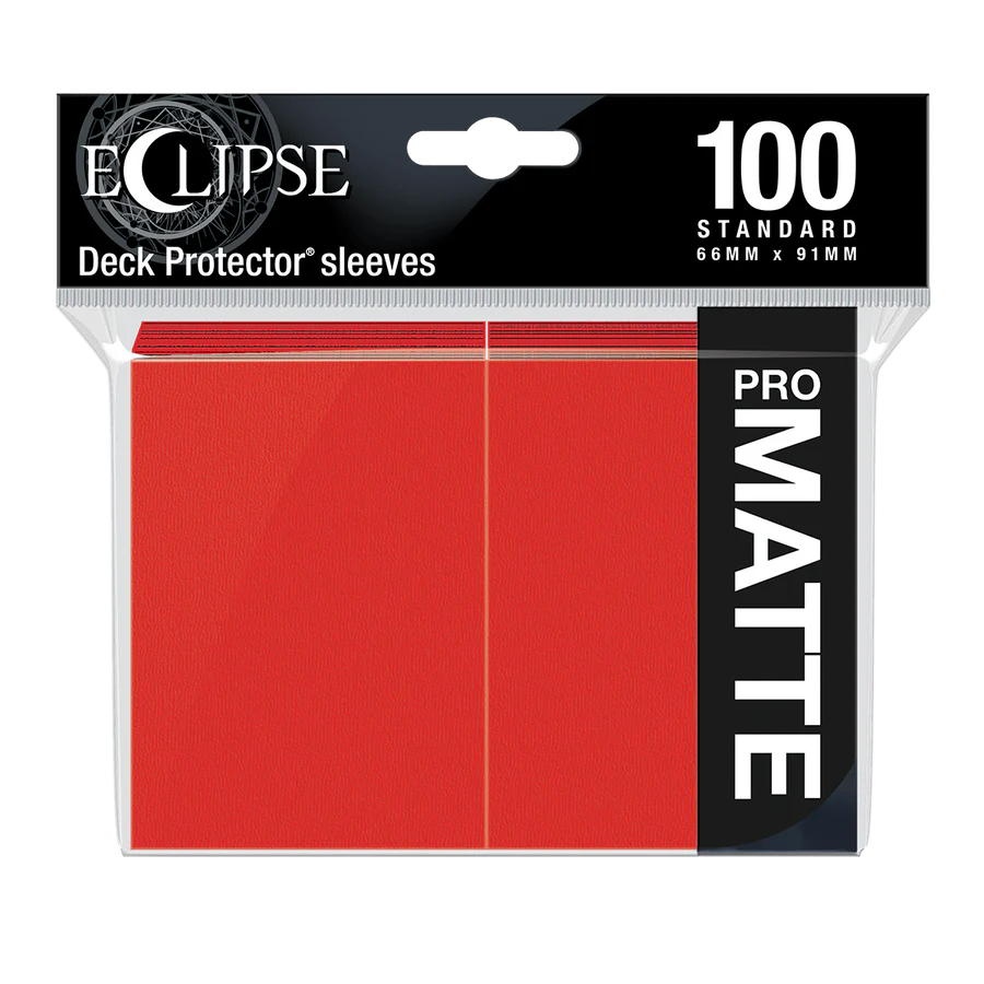Sleeves Ultra Pro Éclipse Rouge Matte Standard x100