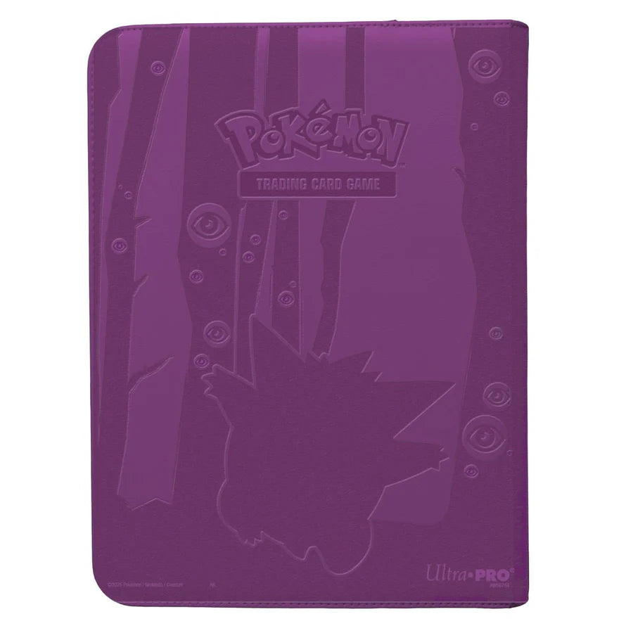 Ultra Pro - Premium Pro-Binder 9 cases Pokémon Fermeture Zip - Elite Series: Ectoplasma / Gengar