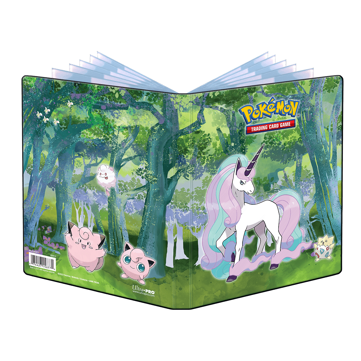 Portfolio A5 Pokémon édition Galopa et la Clairière Enchantée 4 Cases