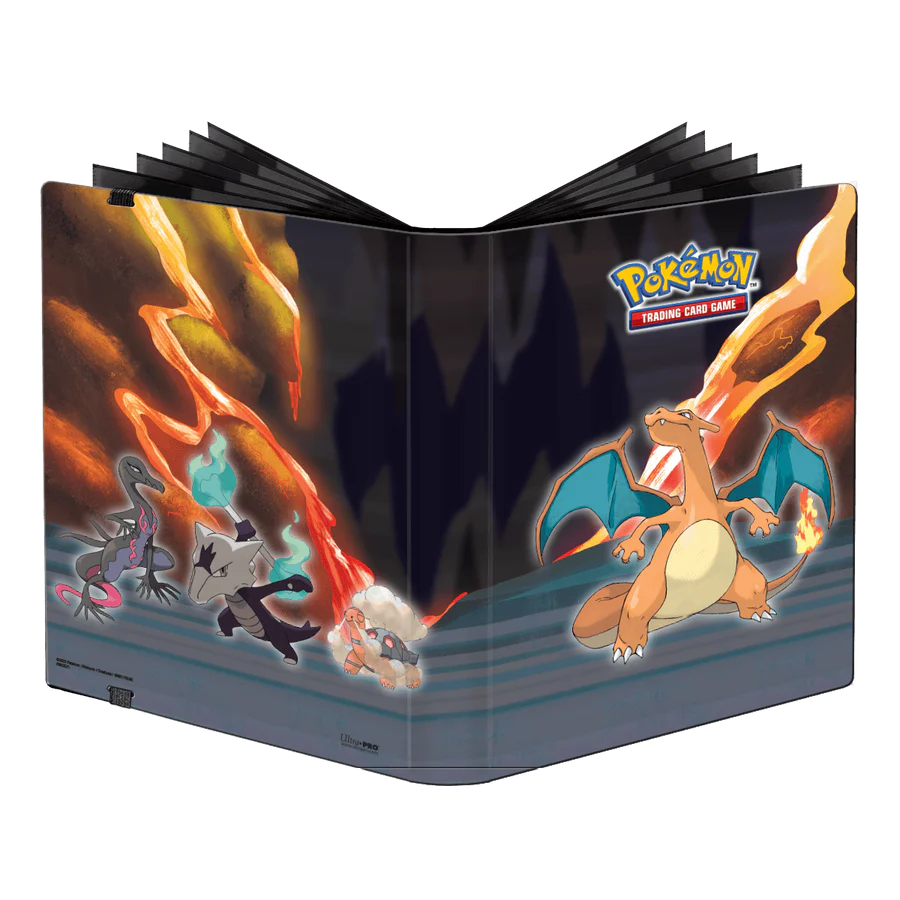 Portfolio Ultra-Pro 9 cases - Pro-Binder - Series Scorching Summit - Dracaufeu & Ossatueur d’Alola
