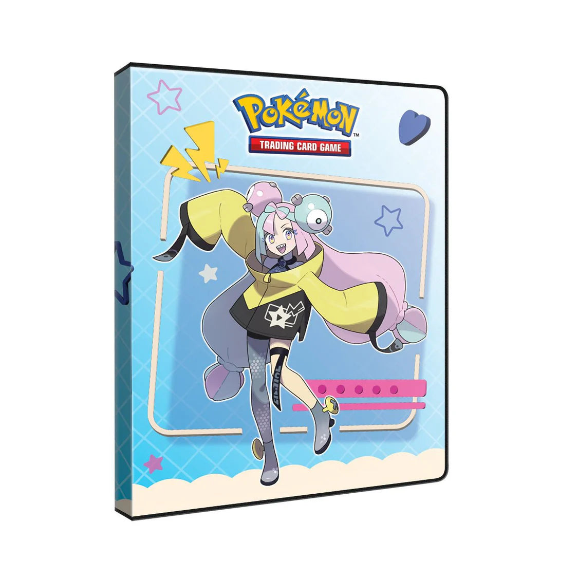 Portfolio A4 Pokémon Iono et Ampibidou - 9 cases