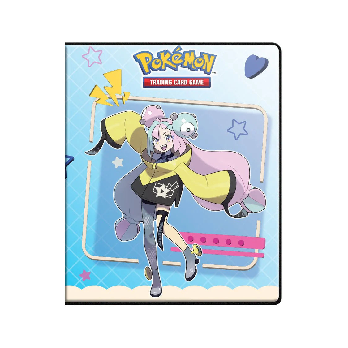 Portfolio A4 Pokémon Iono et Ampibidou - 9 cases
