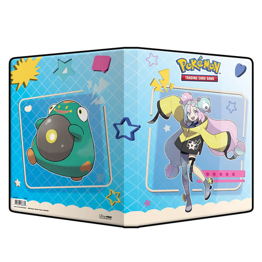 Portfolio A4 Pokémon Iono et Ampibidou - 9 cases