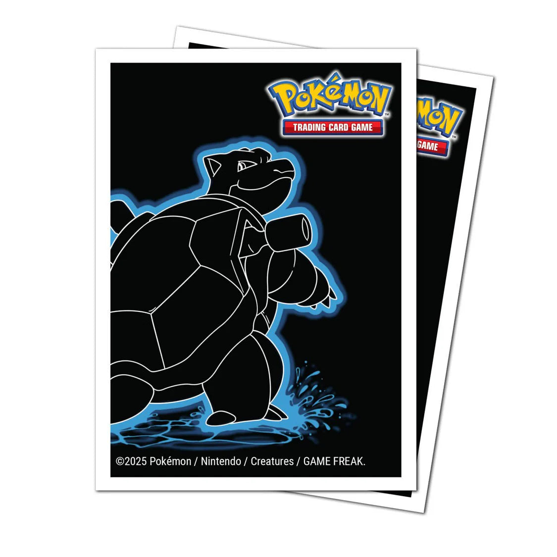 Ultra Pro - 105 protège-cartes standard APEX Pokémon - Neon Kanto : Tortank