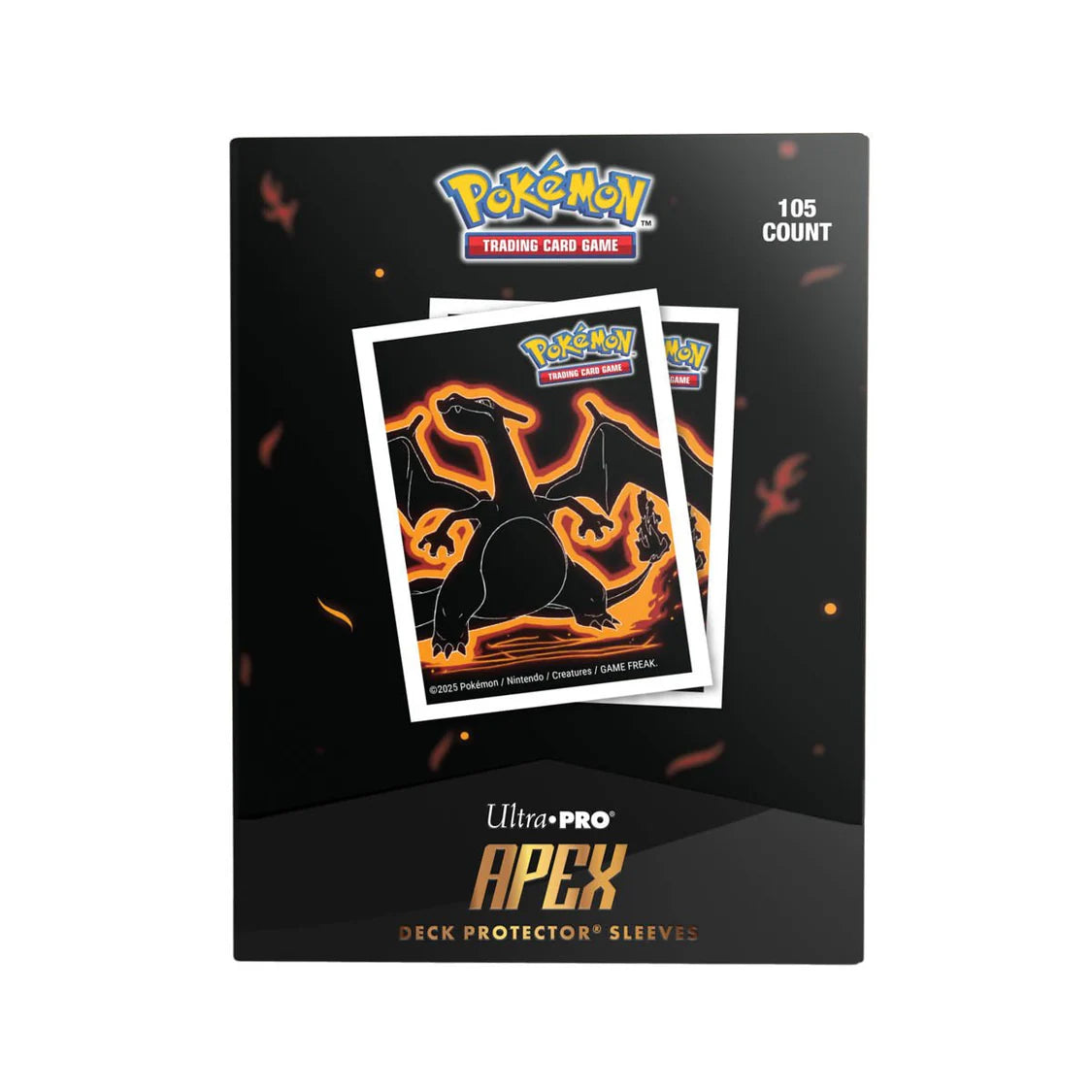 Ultra Pro - 105 protège-cartes standard APEX Pokémon - Neon Kanto : Dracaufeu