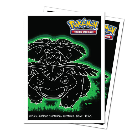 Ultra Pro - 105 protège-cartes standard APEX Pokémon - Neon Kanto : Florizarre
