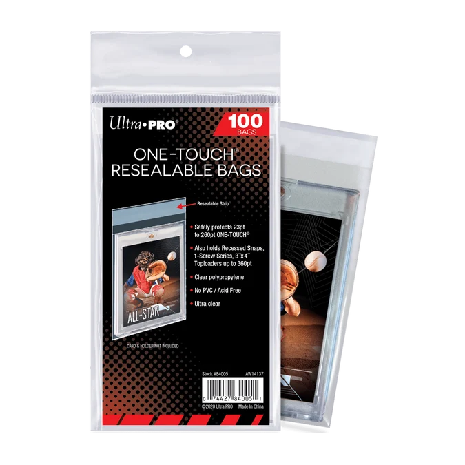 Ultra-Pro - 100 Sachets Refermables One-Touch