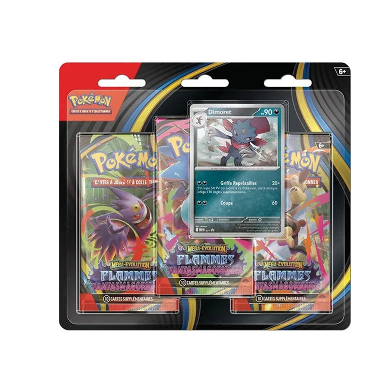 Tripack ME02 Flammes Fantasmagoriques - Illustration Dimoret