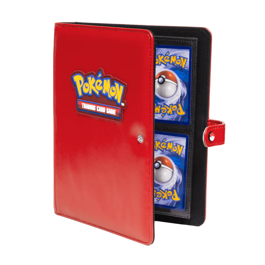 Ultra Pro - Portfolio Pokémon - Premium Red Snap Binder avec bouton pression Poké Ball