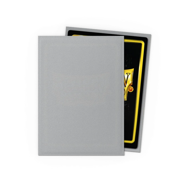 Dragon Shield Silver Matte - 100 Sleeves Standard Argent